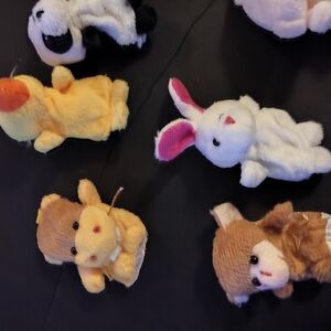 Plush Animal Toys Set for Small Pets
